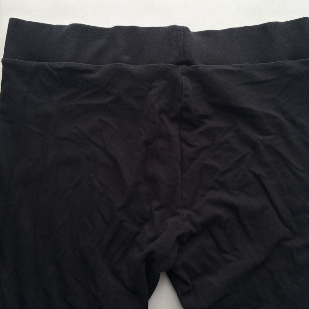 2 Target Mossimo Black Cotton Leggings Waist Band Bundle - Picture 9 of 12